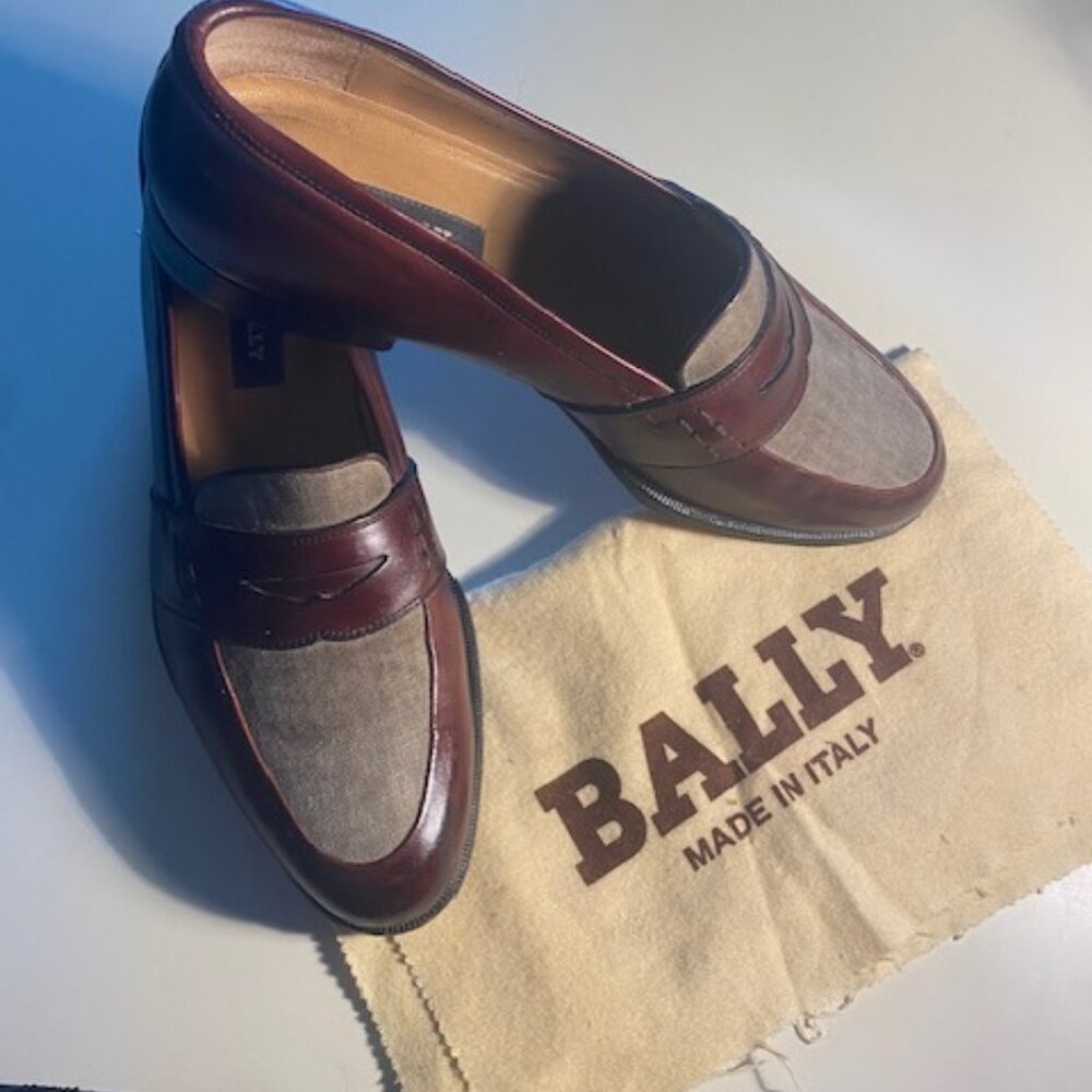 Bally Two tone Loafer Slip-ons Sz 9